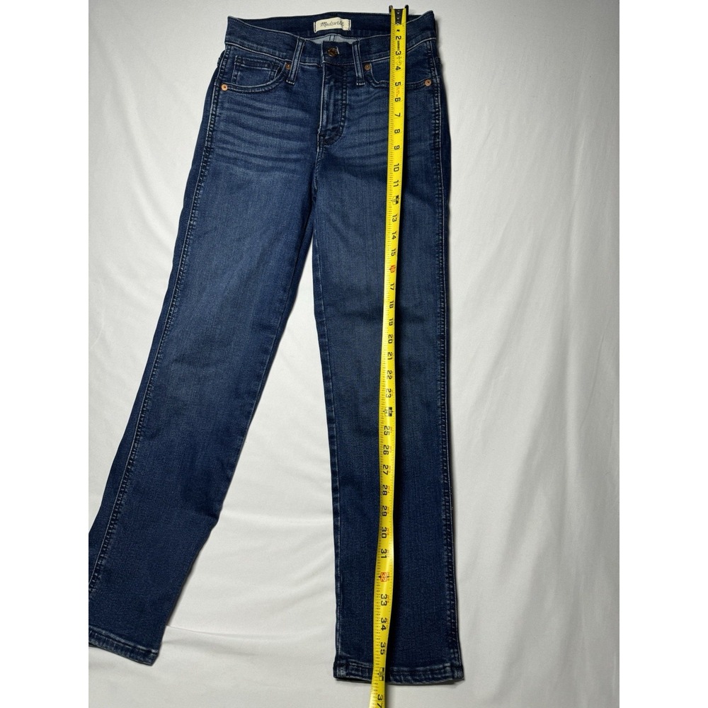 Madewell Mid Rise Stovepipe Jeans Womens Size 25 Ankle Crop - Picture 10 of 10